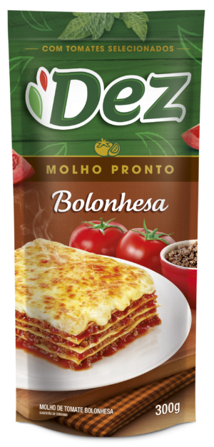Molho de Bolonhesa Dez 300g