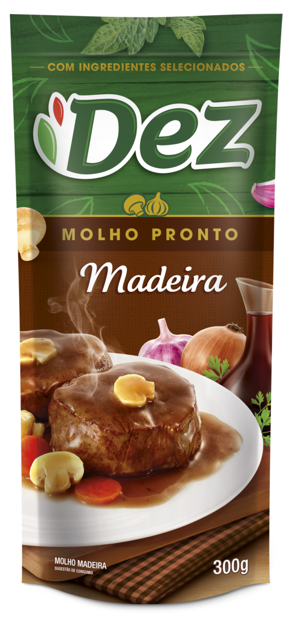 Molho de Tomate Madeira Dez 300g