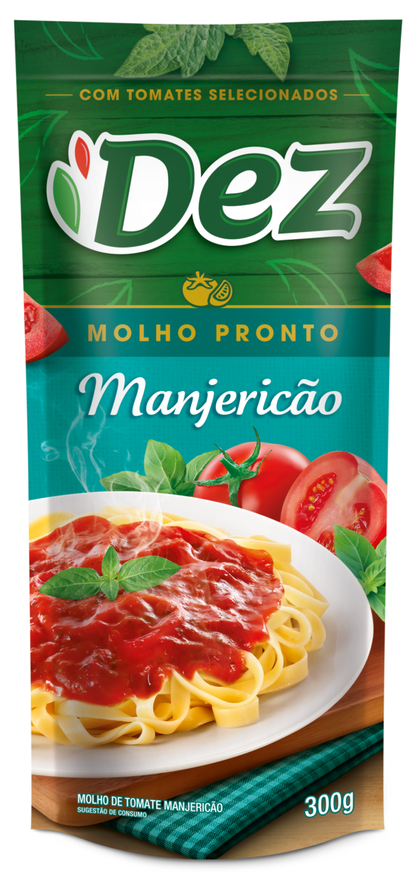 Molho Manjericão Dez 300g