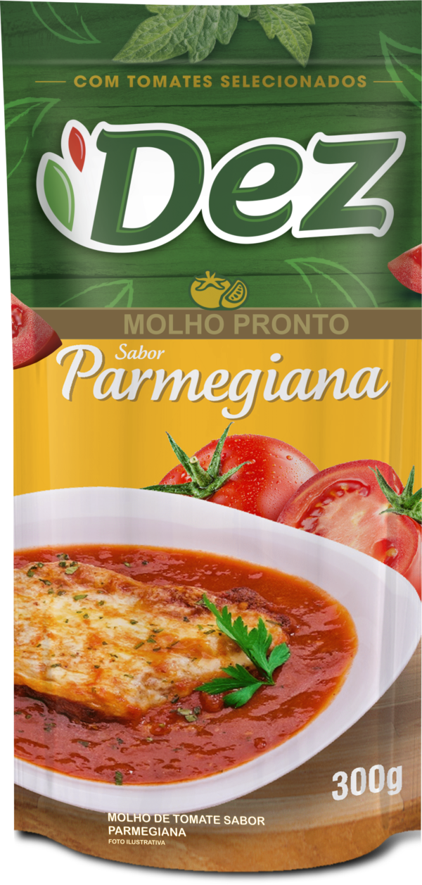 Molho de Tomate Parmegiana Dez 300g