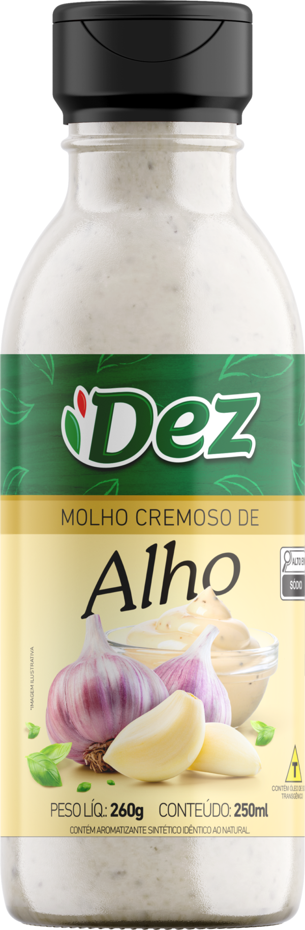 Molho Cremoso de Alho 260g