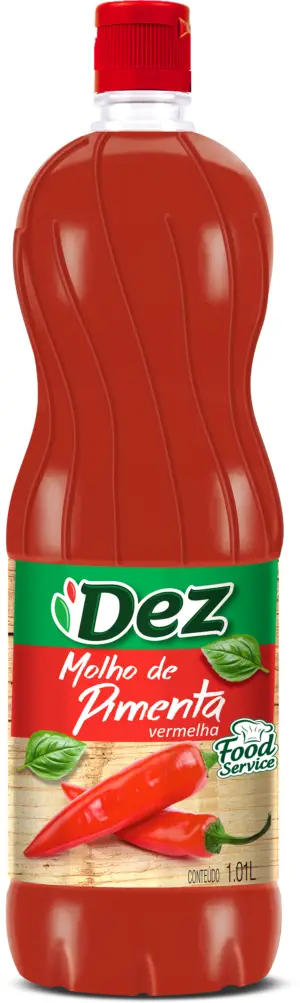 Molho de Pimenta Vermelha 1.01L